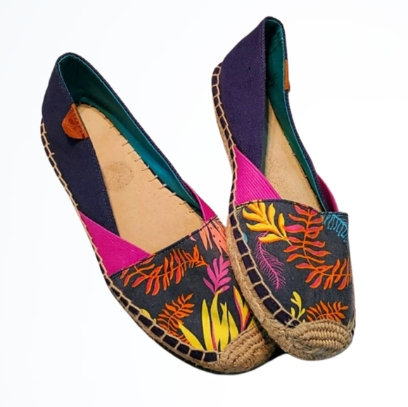Sperry Shoes - Sperry Top Sider Katama Canvas Espadrille Flats Shoes Colorful Size 7.5